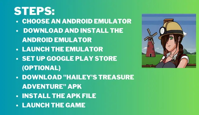 how to download Hailey's Treasure Adventure APK on your PC