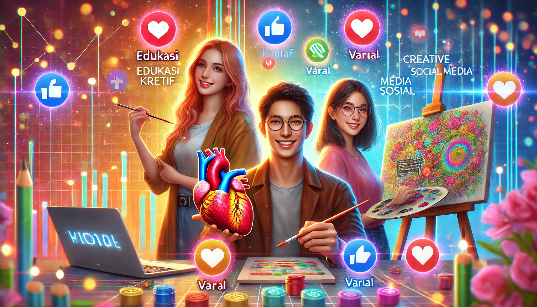 Edukasi Kreatif Melalui Media Sosial